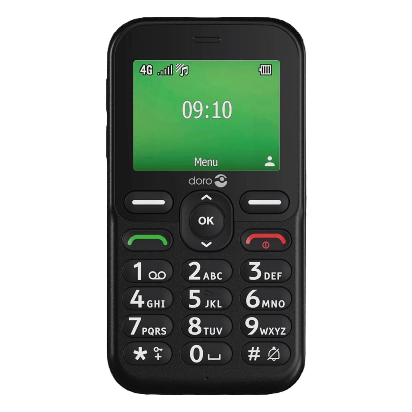 Doro Leva E11 knapptelefon Svart