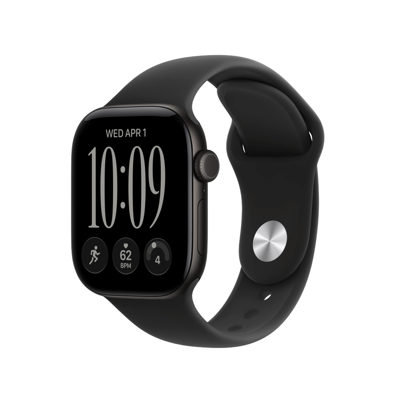 Apple Watch Series 12 GPS 42 mm Svart M/L