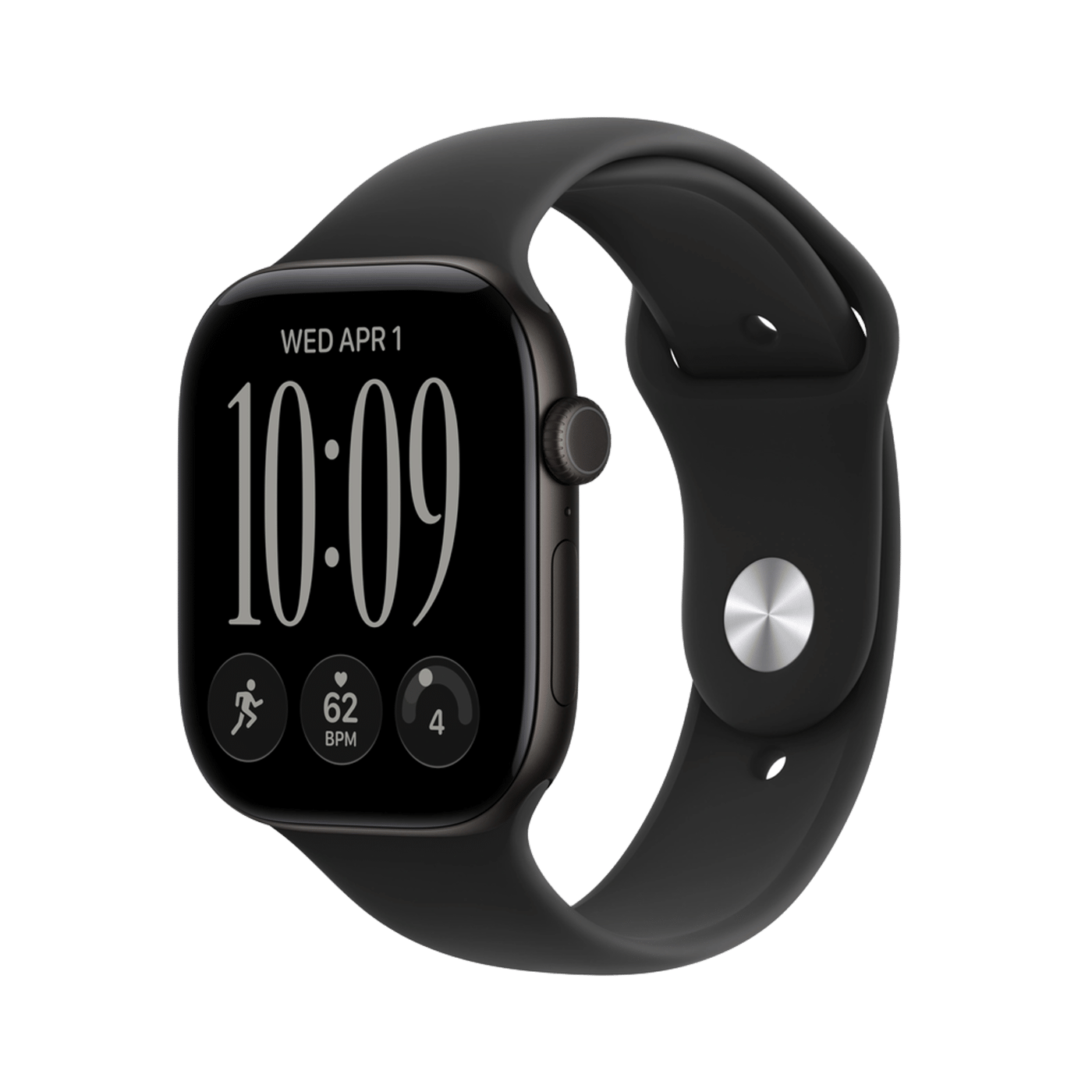 Apple Watch Series 12 GPS 46 mm Svart M/L