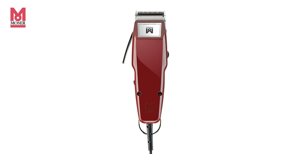 Moser Edition 1400 hårtrimmer med sladd och tillbehör.