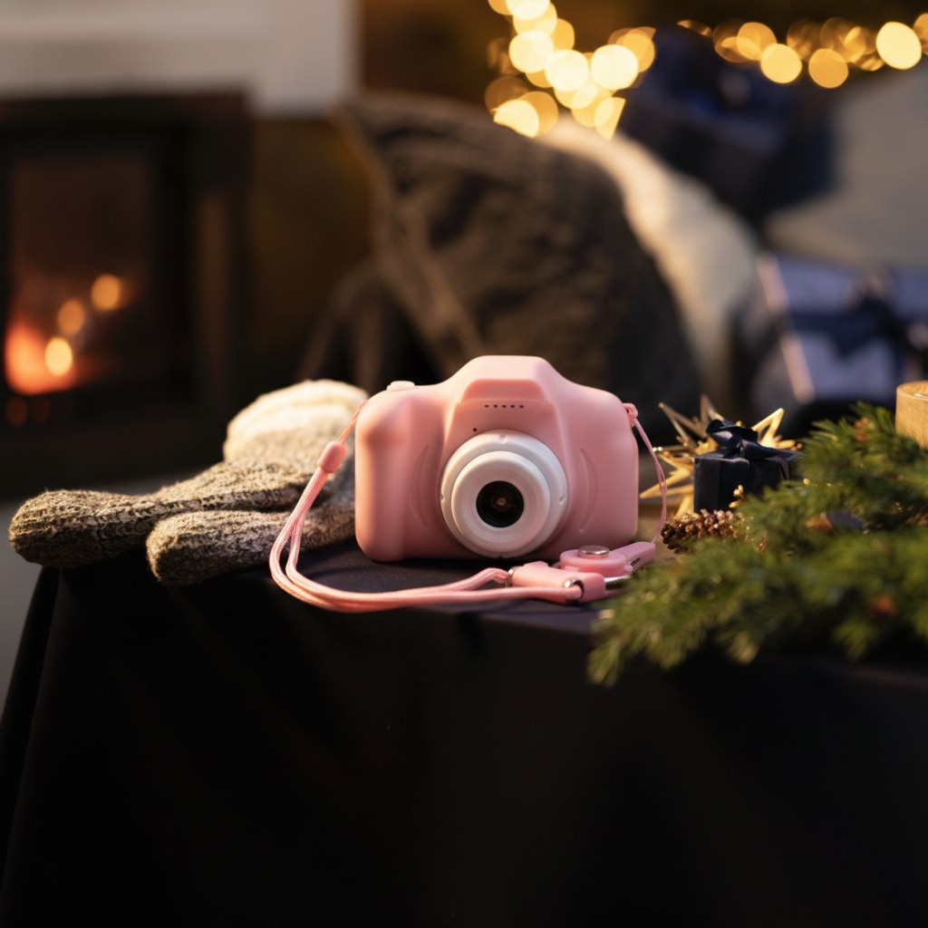 Julegavetips til barn, en kamera.