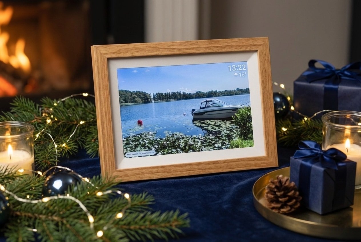 Julklappstips till farmor & mormor, en digital fotoram.