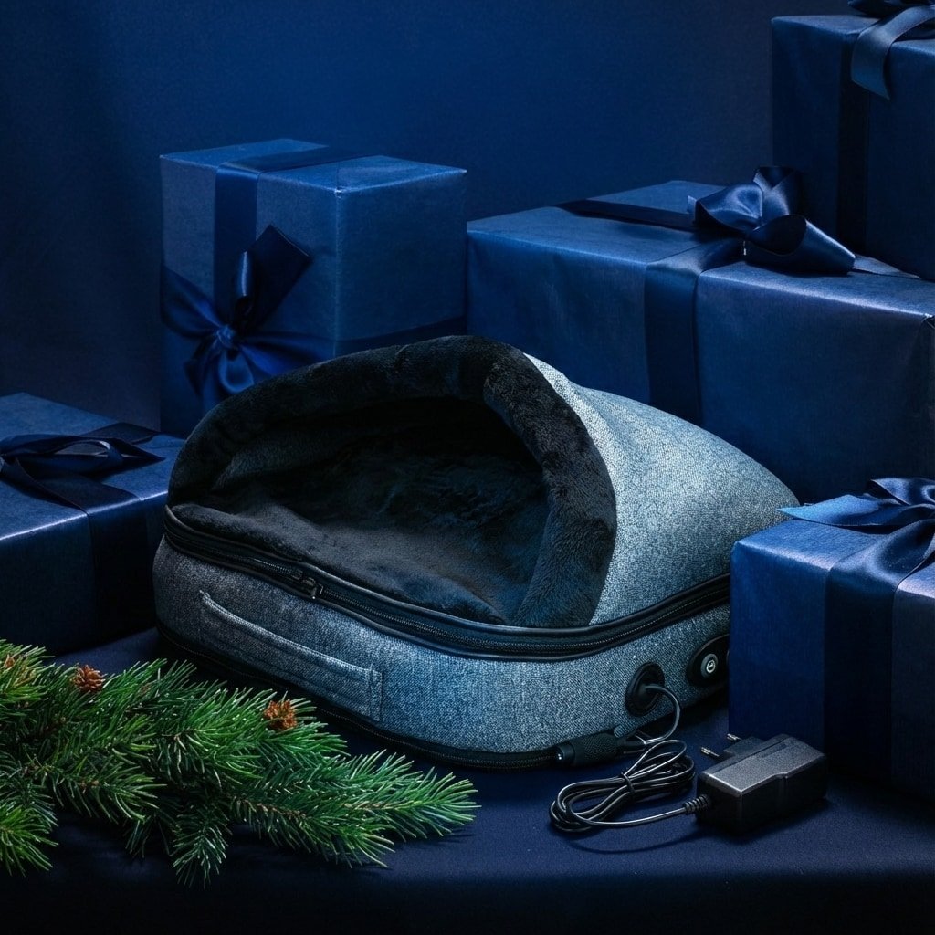 Värmande fot- och ryggmassage