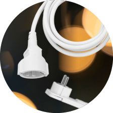 Förlängsningskablar & grenuttag