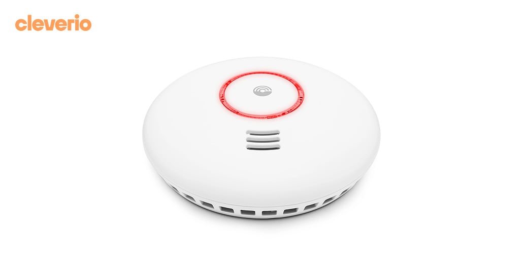 Cleverio Smart rök- och värmedetektor