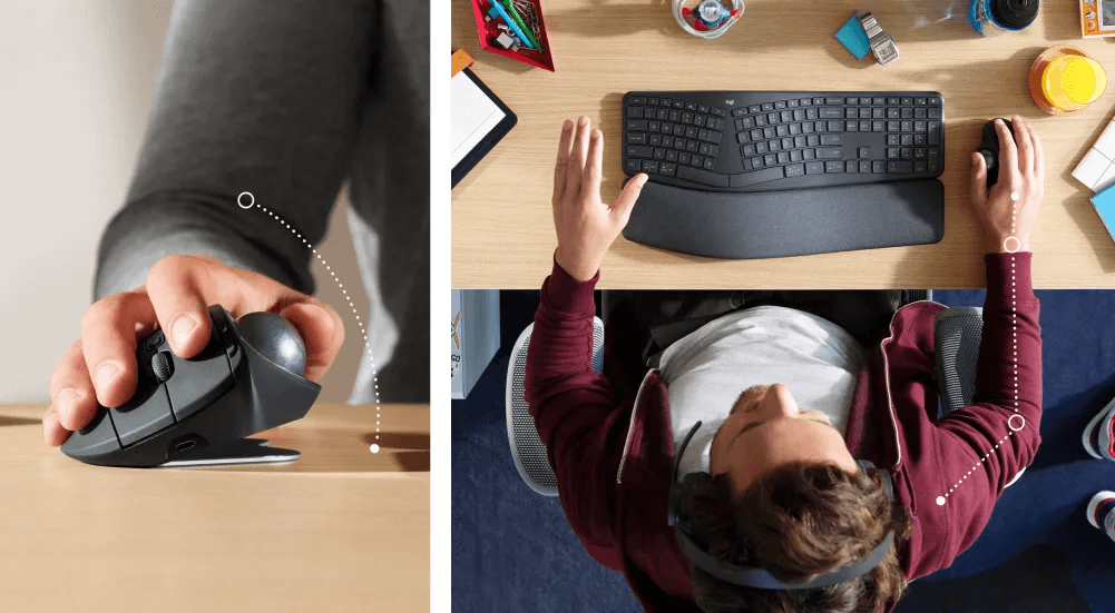 MX Ergo ändra vinkel