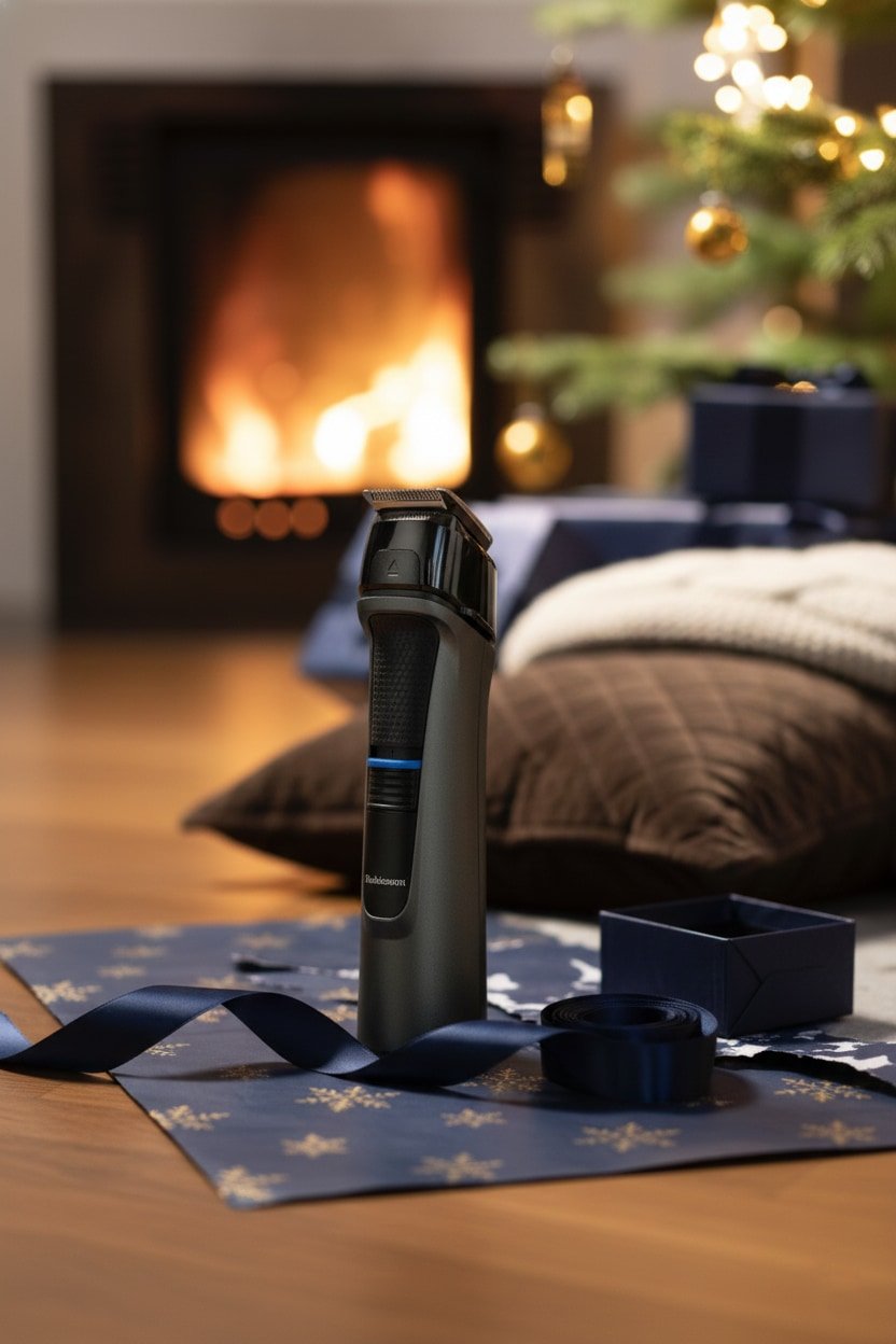 Julegavetips til pappa, en skäggtrimmer.