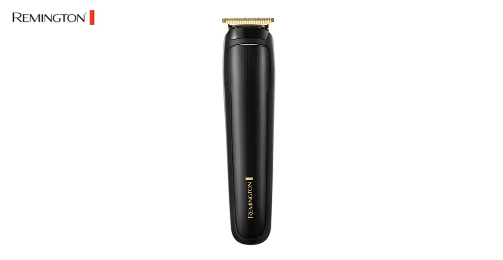 Remington MB7050 trimmer med flera kammar och tillbehör.