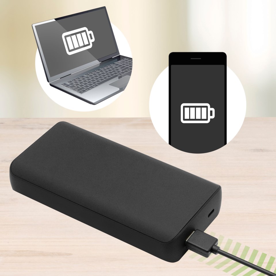 Powerbank med USB-C