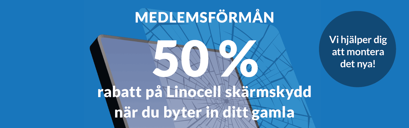 Linocell skärmskydd