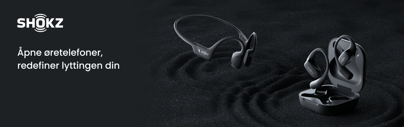 Shokz hörlurar för träning brand bild