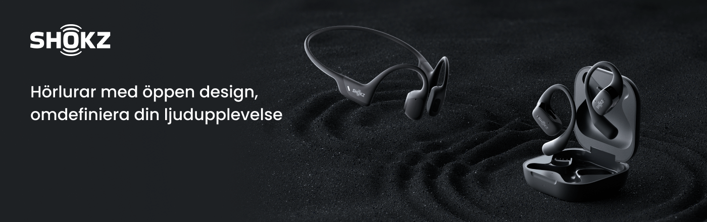 Shokz hörlurar för träning brand bild