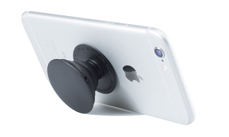 Popsocket kan användas som ställ
