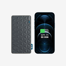 Powerbank med hurtigladig