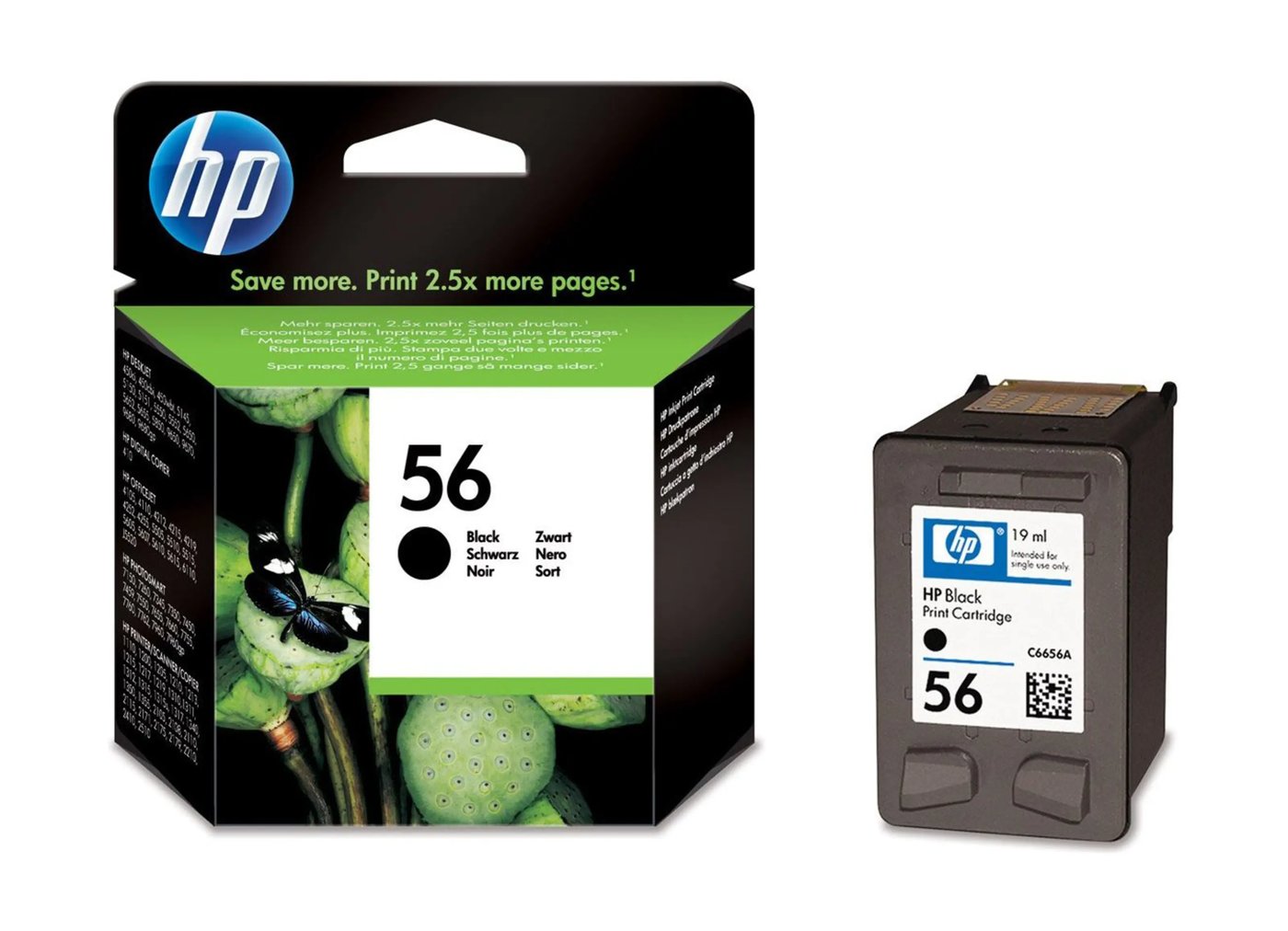 HP 56 Bläckpatron Svart