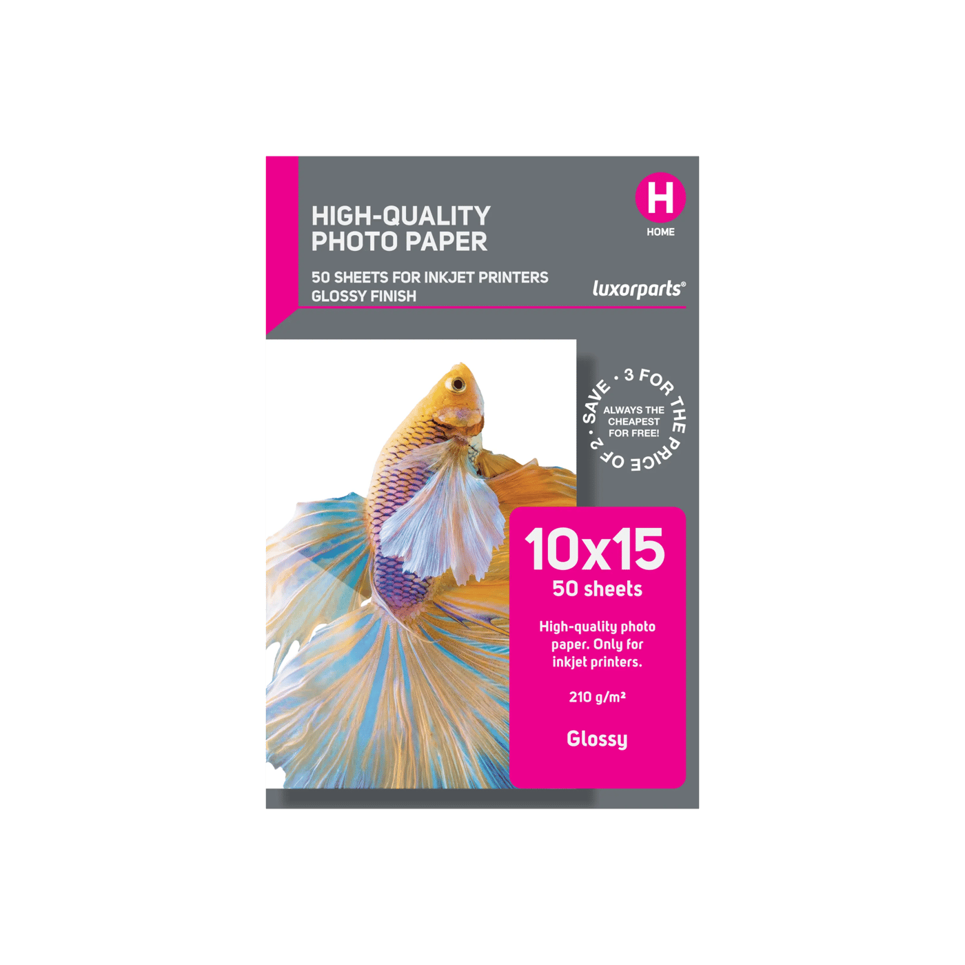 Luxorparts Glossy Fotopapper 10x15 cm 50-pack