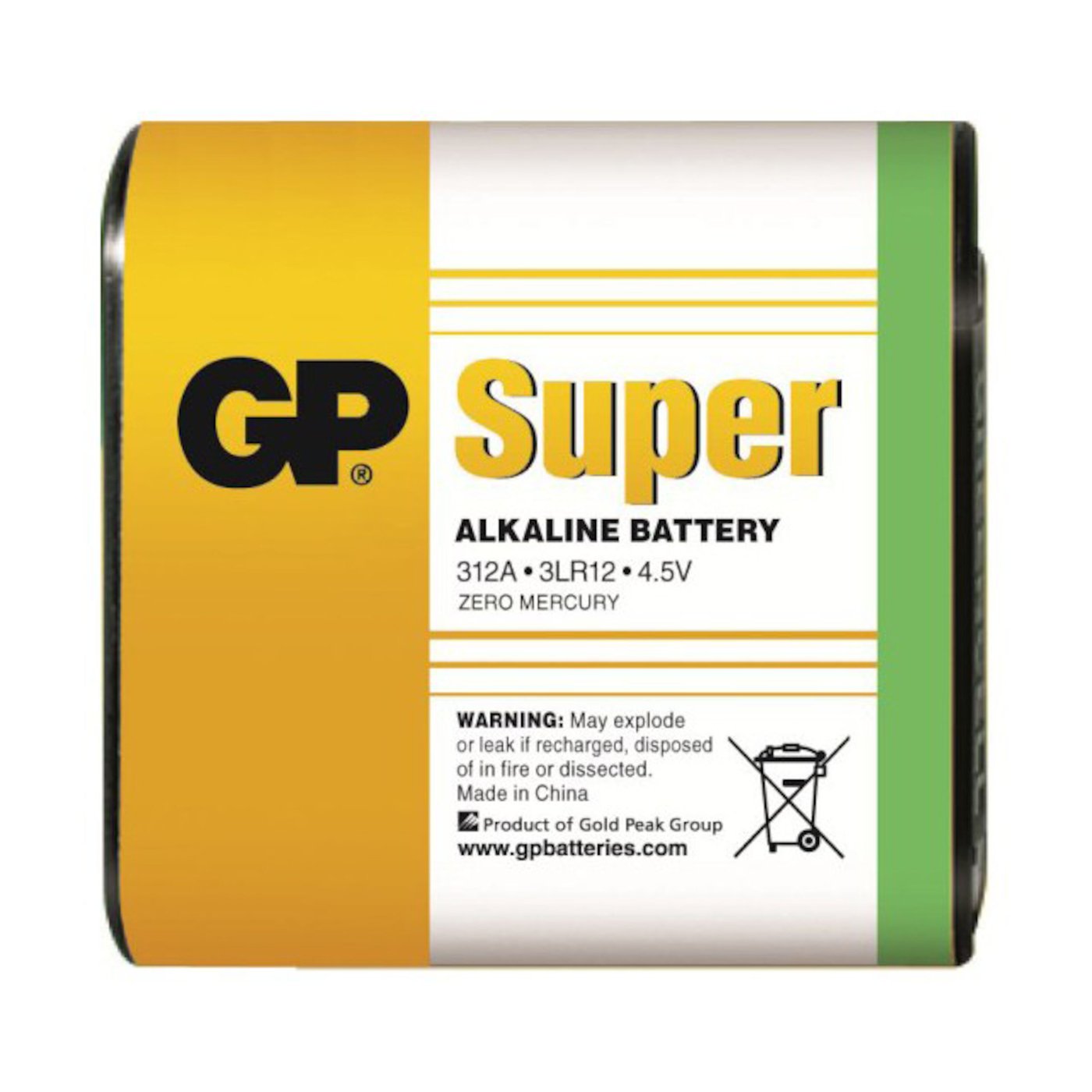 GP 4,5 V-batteri (3LR12)