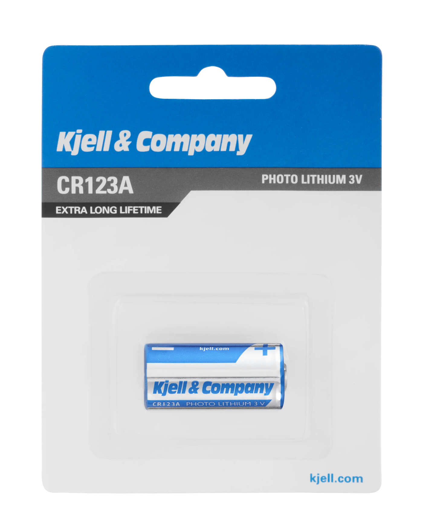 Kjell & Company CR123A Litiumbatteri 1-pack