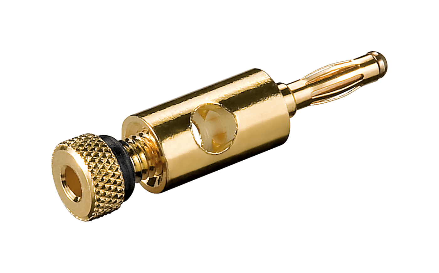 Banankontakt 4 mm Svart