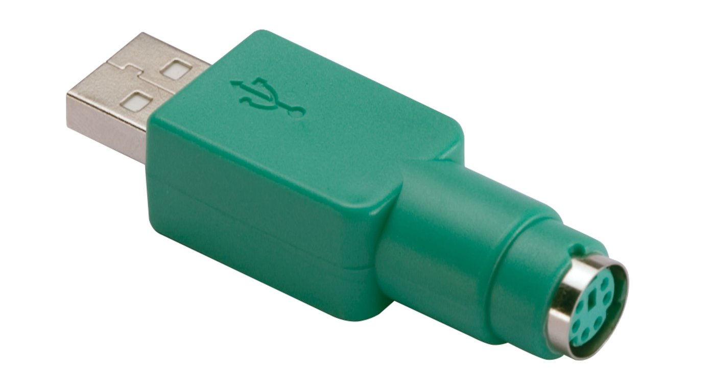 Luxorparts USB-hann til PS/2-hunn, passiv