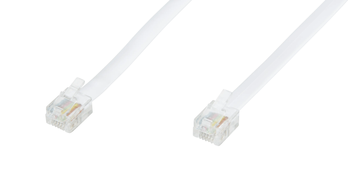 Telefonkabel RJ12 till RJ12 3 m