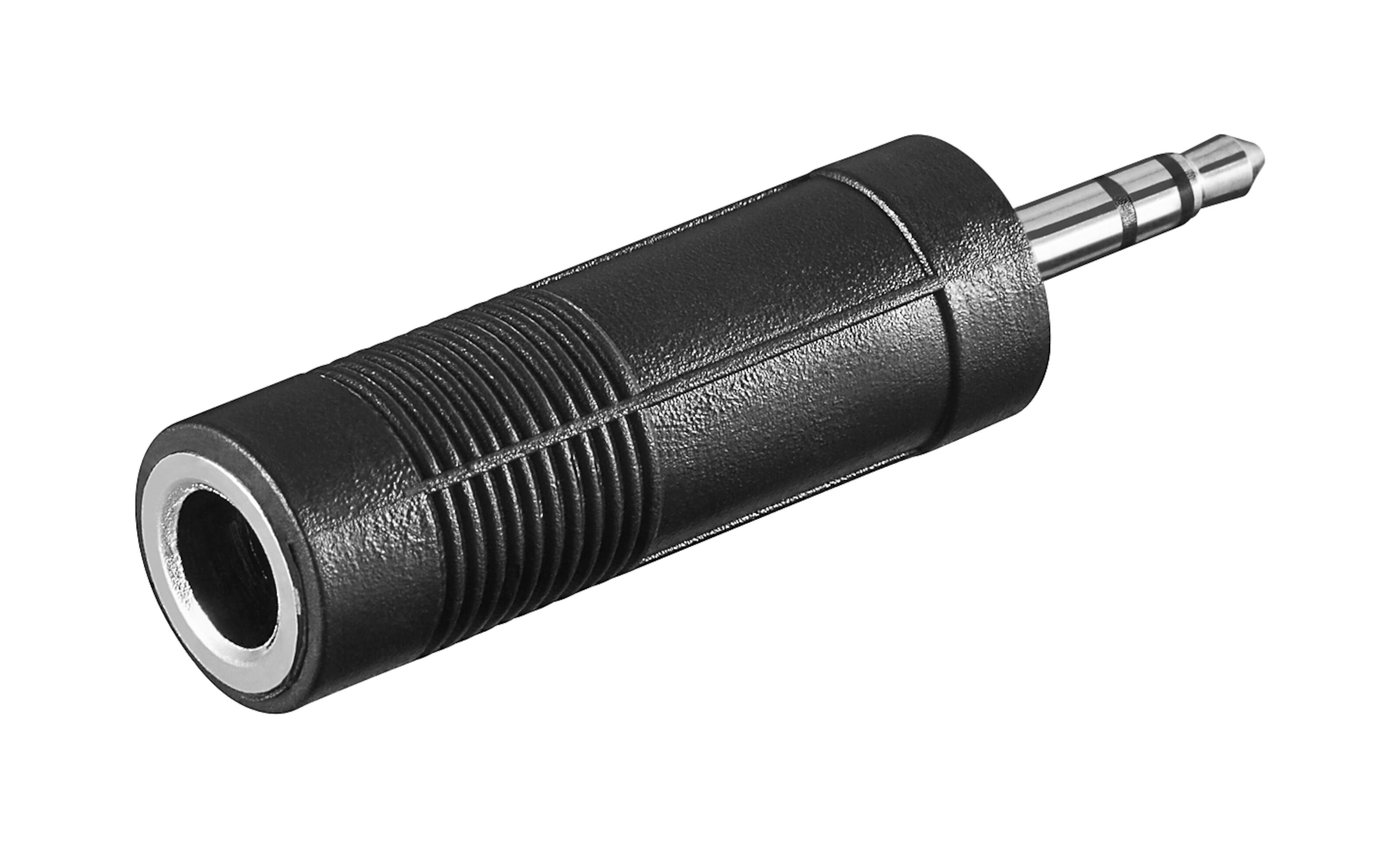 Ljudadapter 6,3 mm till 3,5 mm Stereo