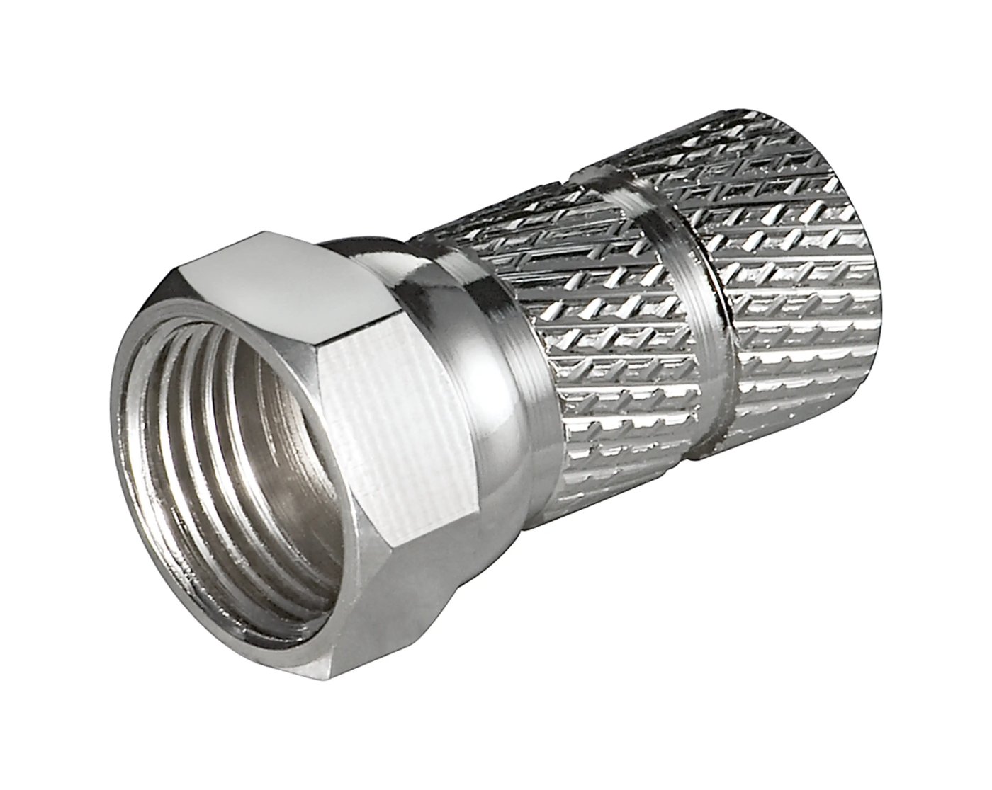 F-kontakt hann 6,5 mm