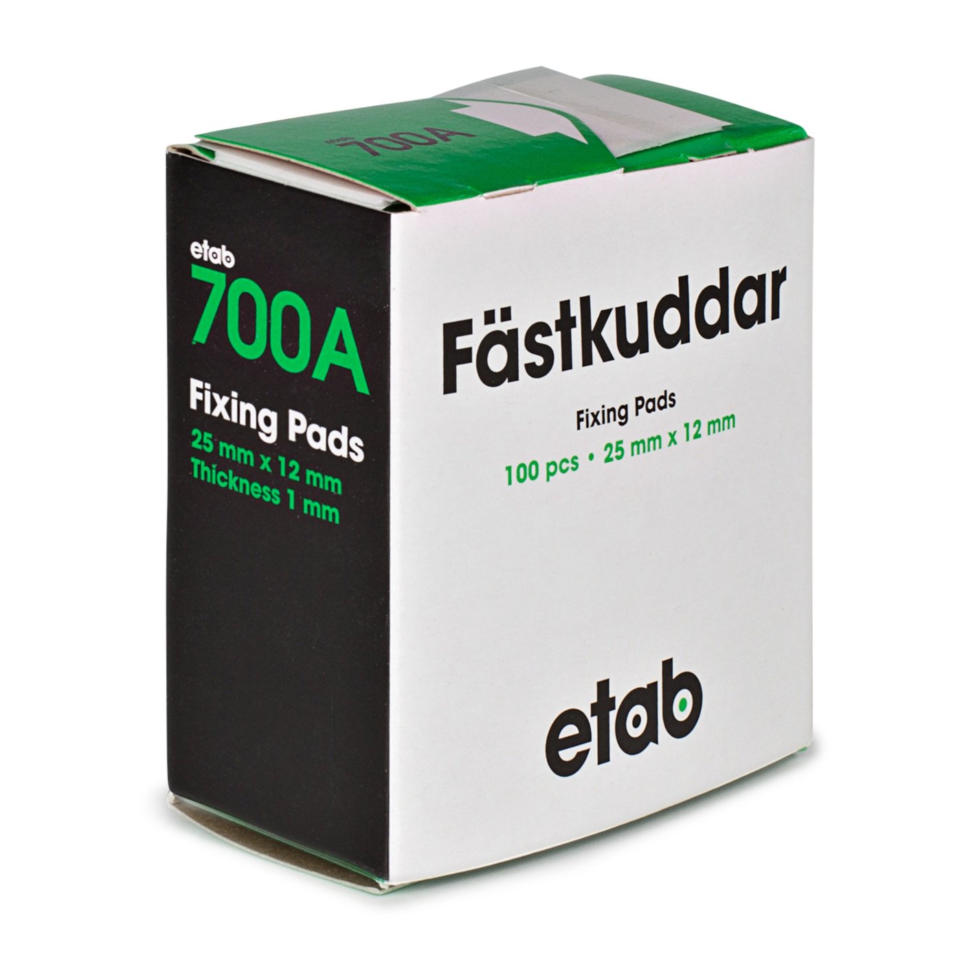 Fästkuddar 25x12 mm 100 st