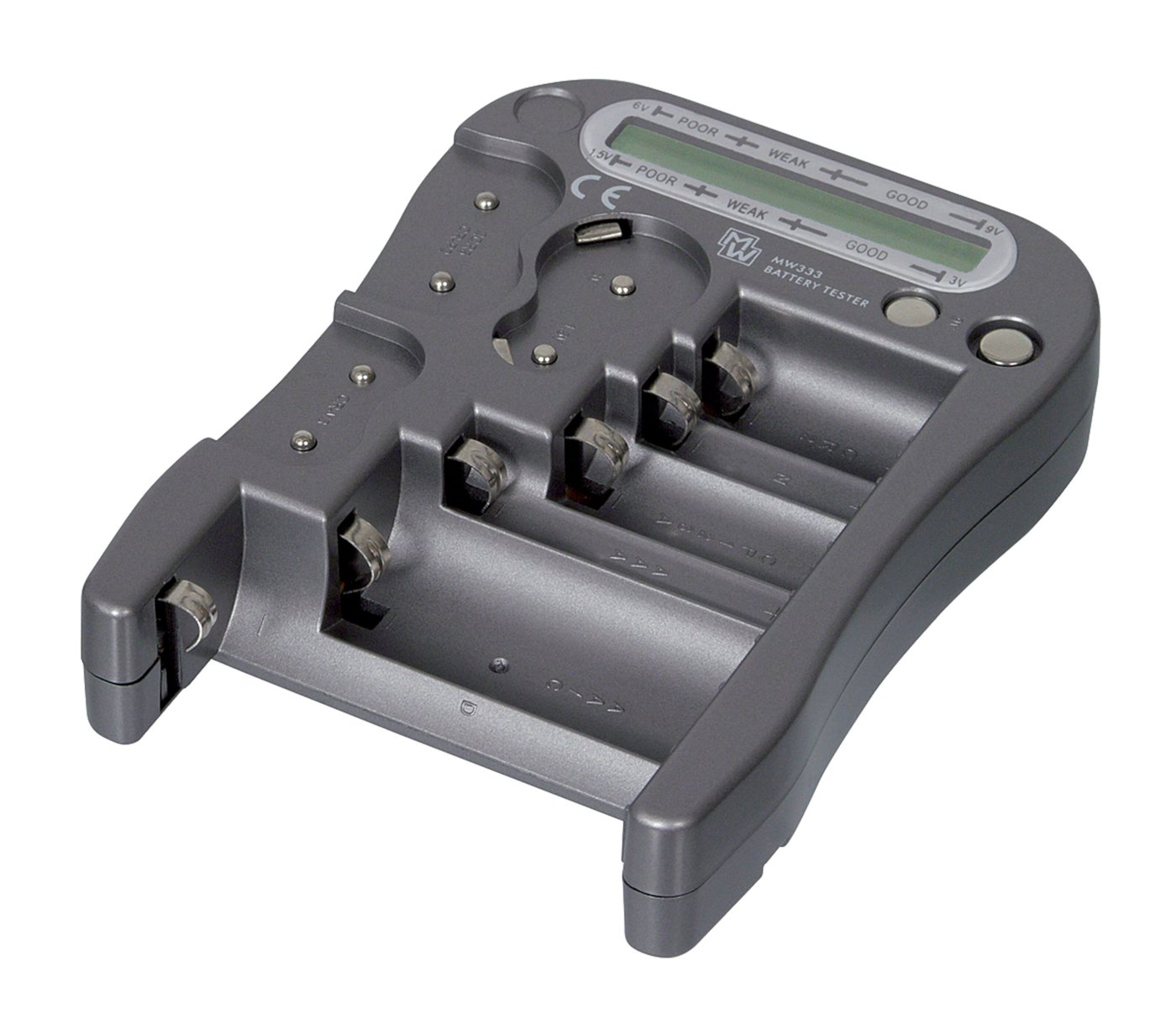 Batteritester med LCD-display