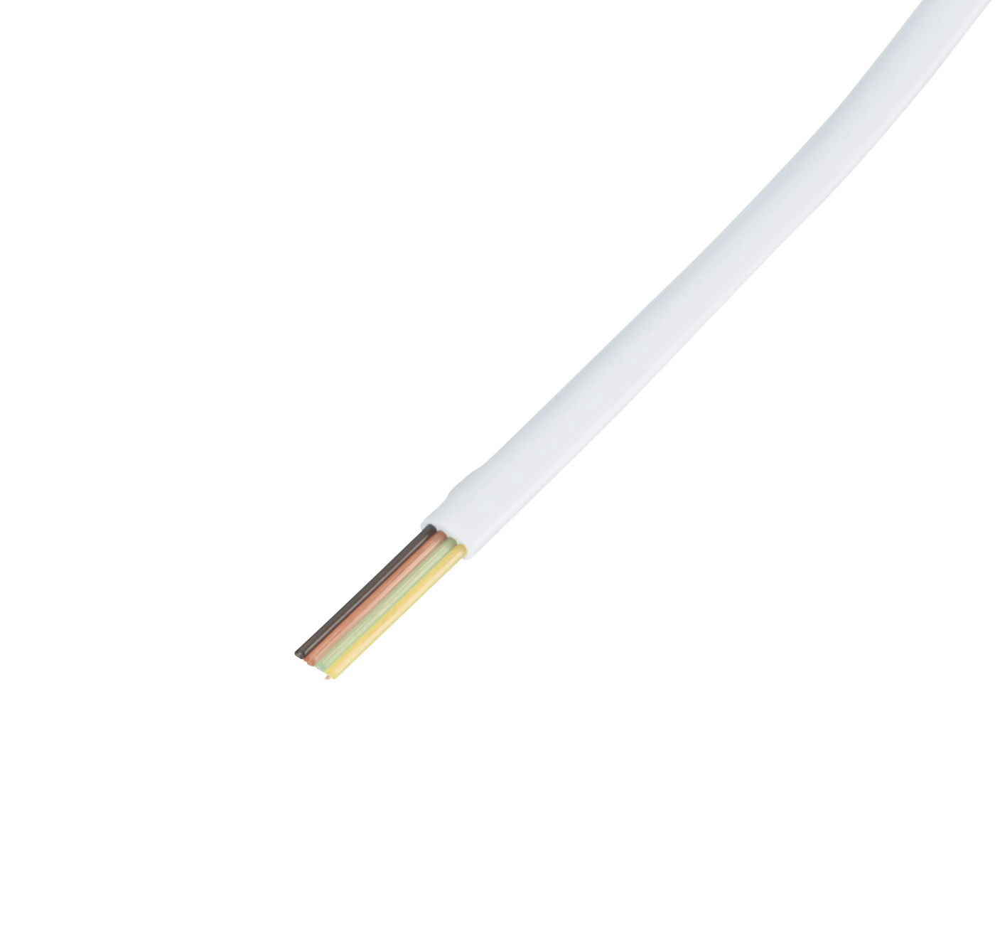 Modulkabel vit - 4 ledare