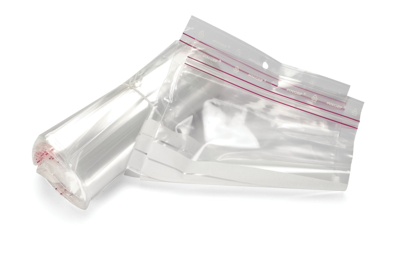Zip-påse med skrivfält 150x200 mm, 100-pack