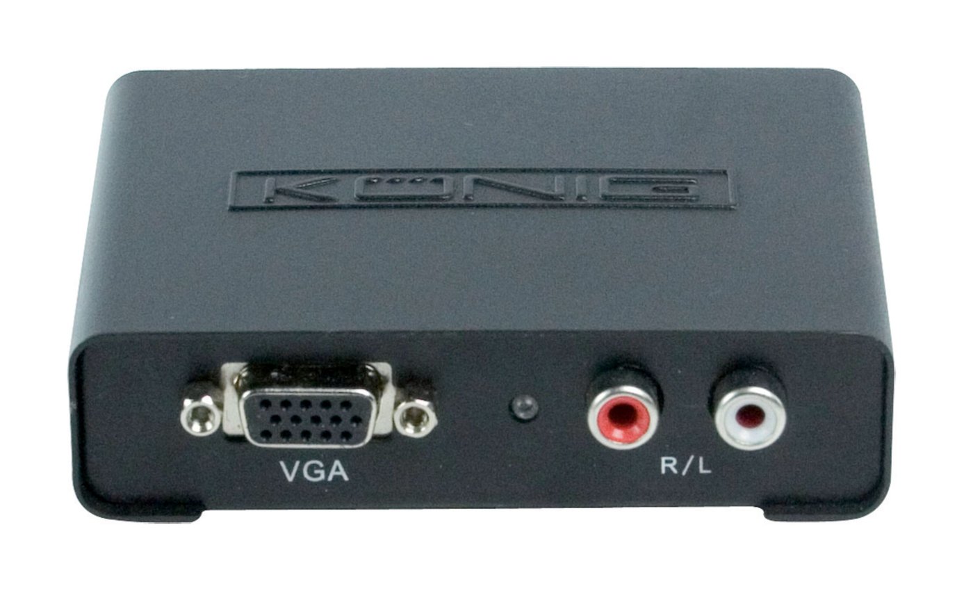 Adapter VGA till HDMI med ljud