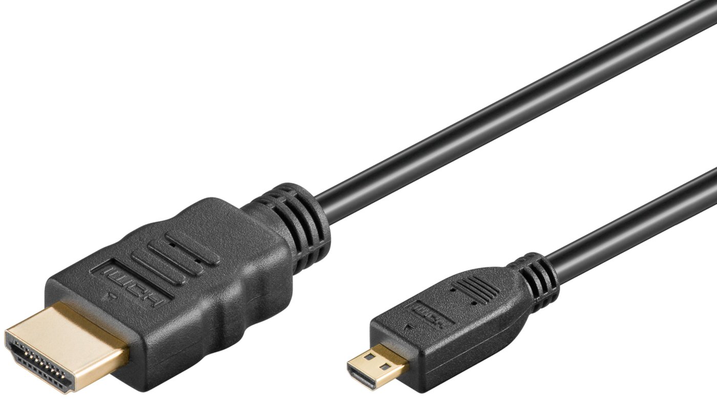 Luxorparts Micro-HDMI-kabel High Speed 1 m