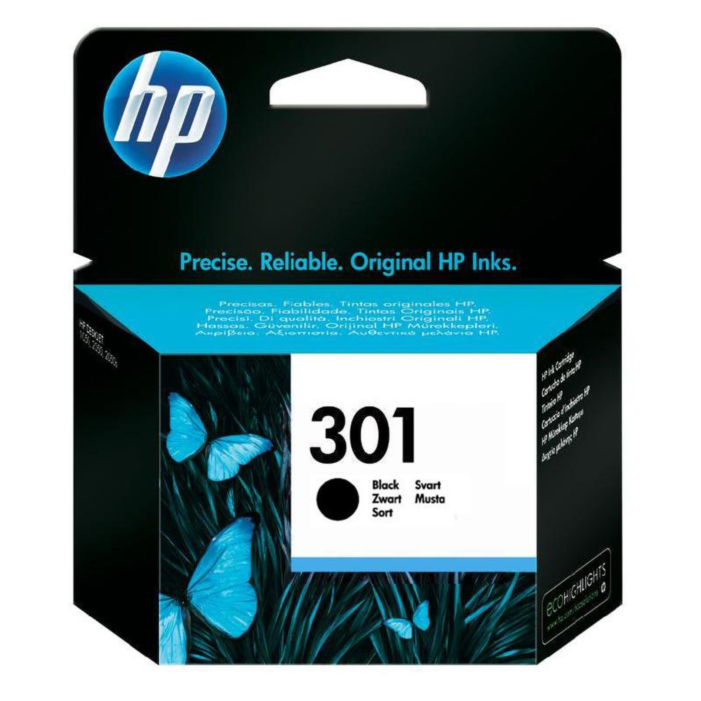 HP 301 Bläckpatron Svart