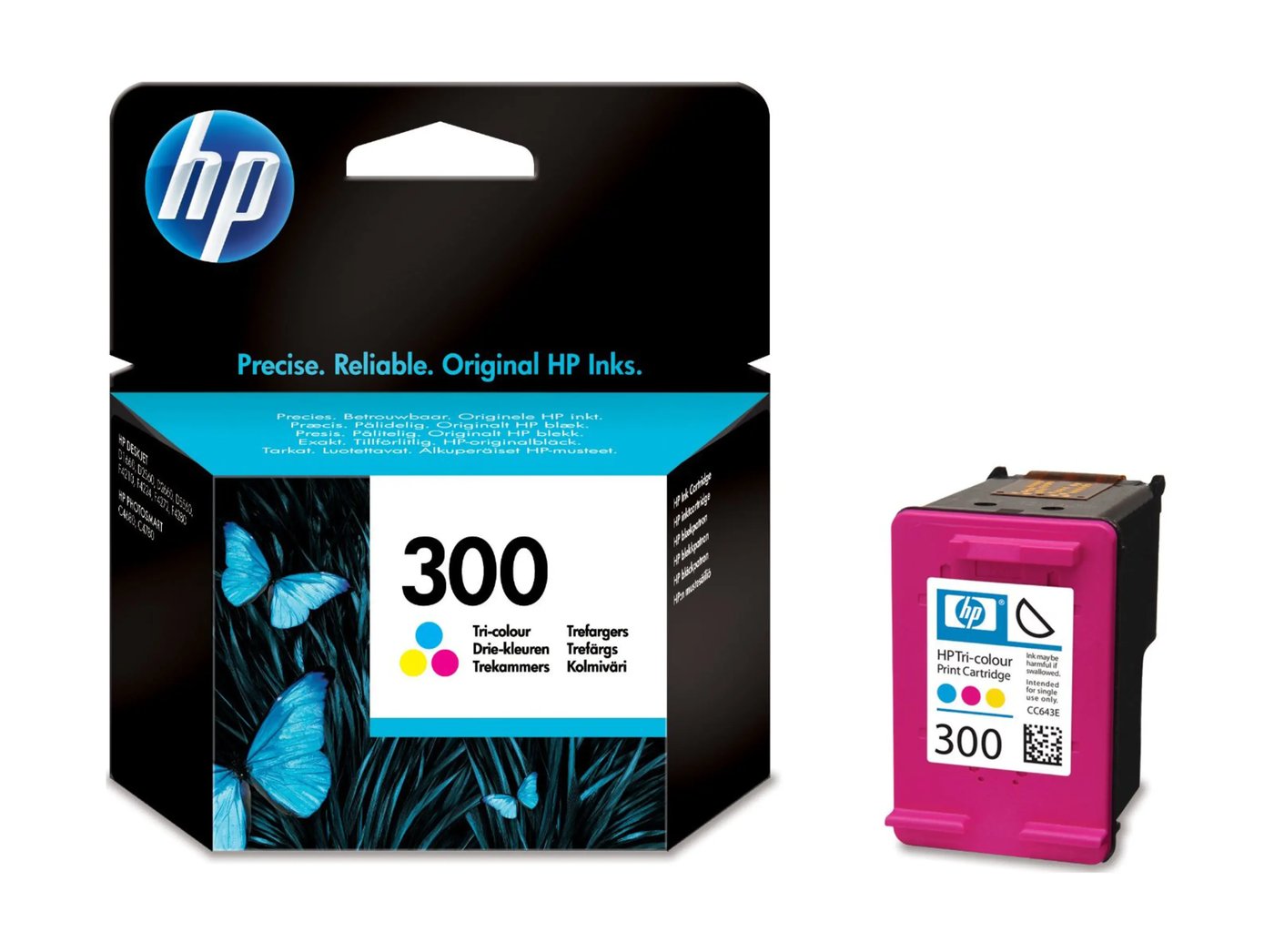 HP 300 Bläckpatron Flera färger