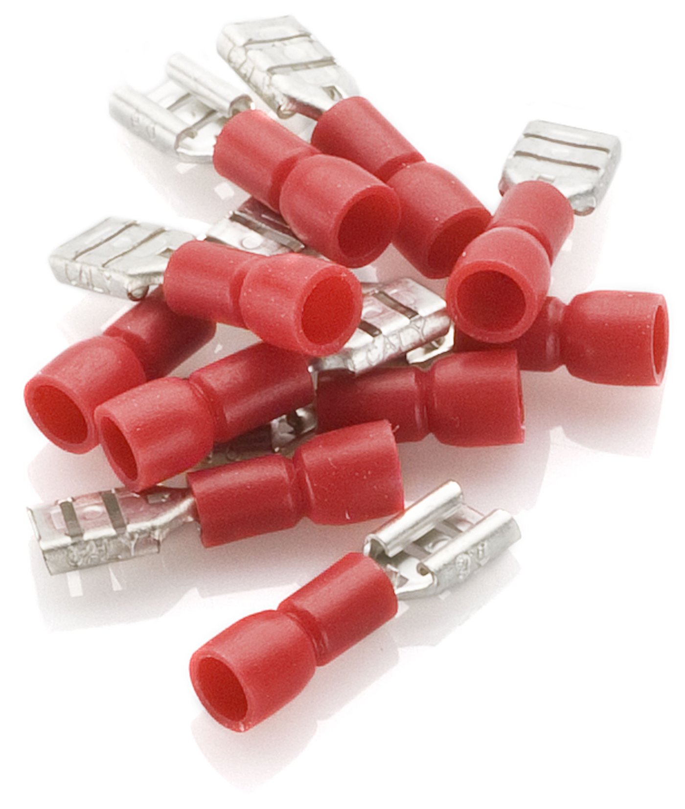 Flatstifthylse rød 10-pk. 4,8 mm