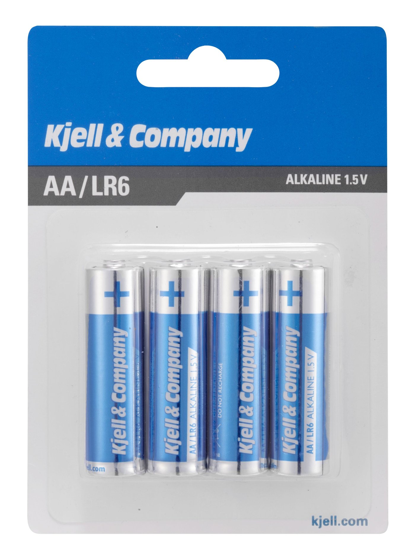 Kjell & Company AA-batterier (LR6) 4-pk.