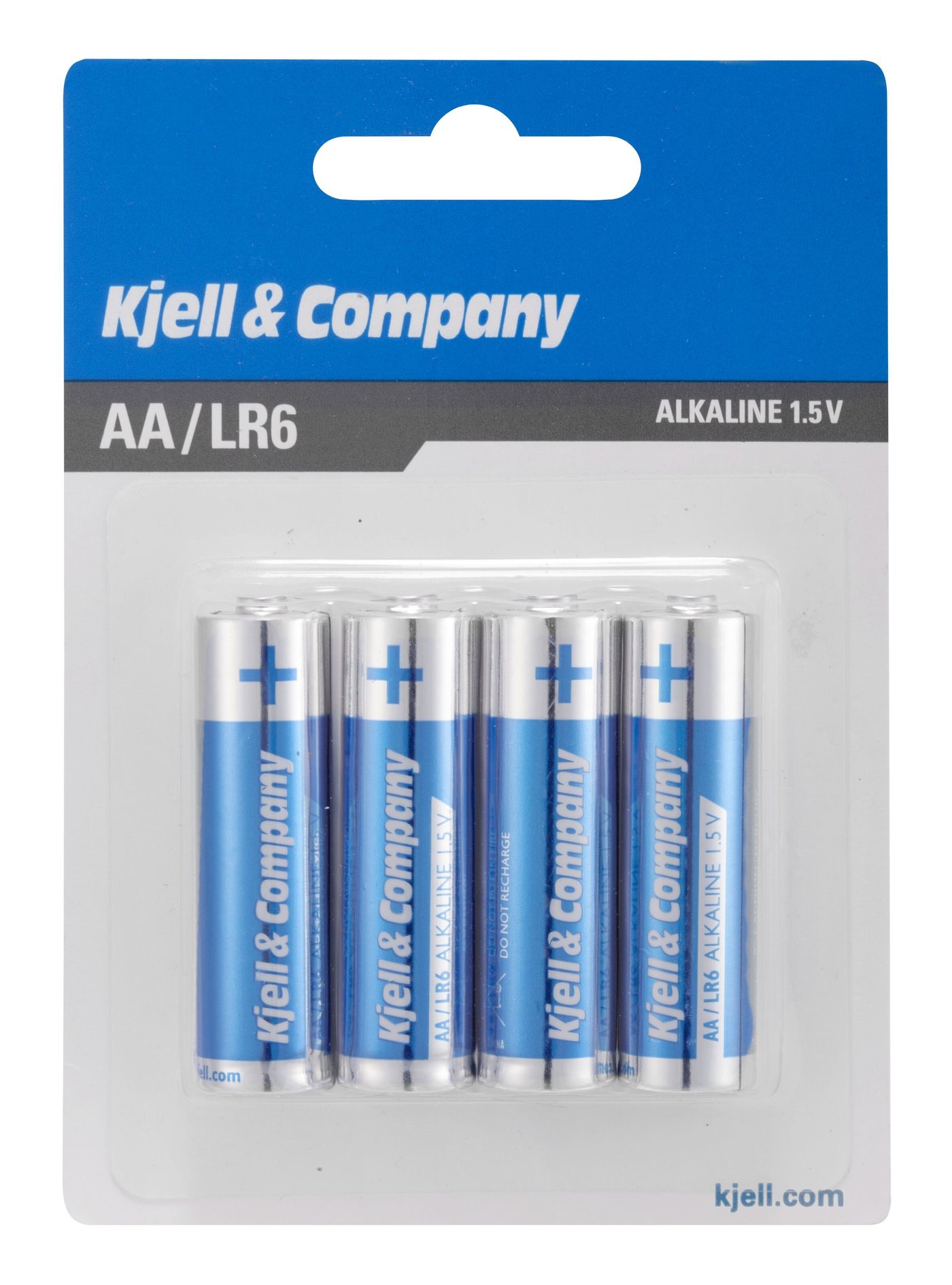 Kjell & Company AA-batterier (LR6) 4-pk.