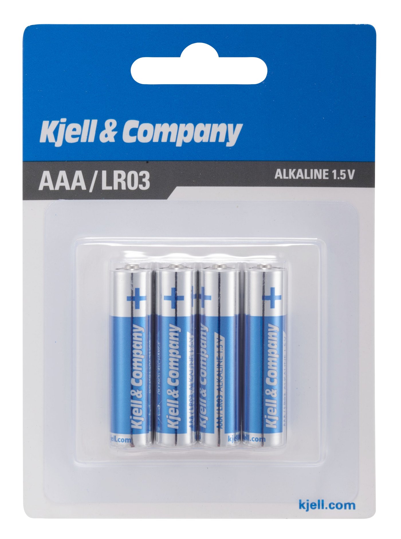 Kjell & Company AAA-batterier (LR03) 4-pack