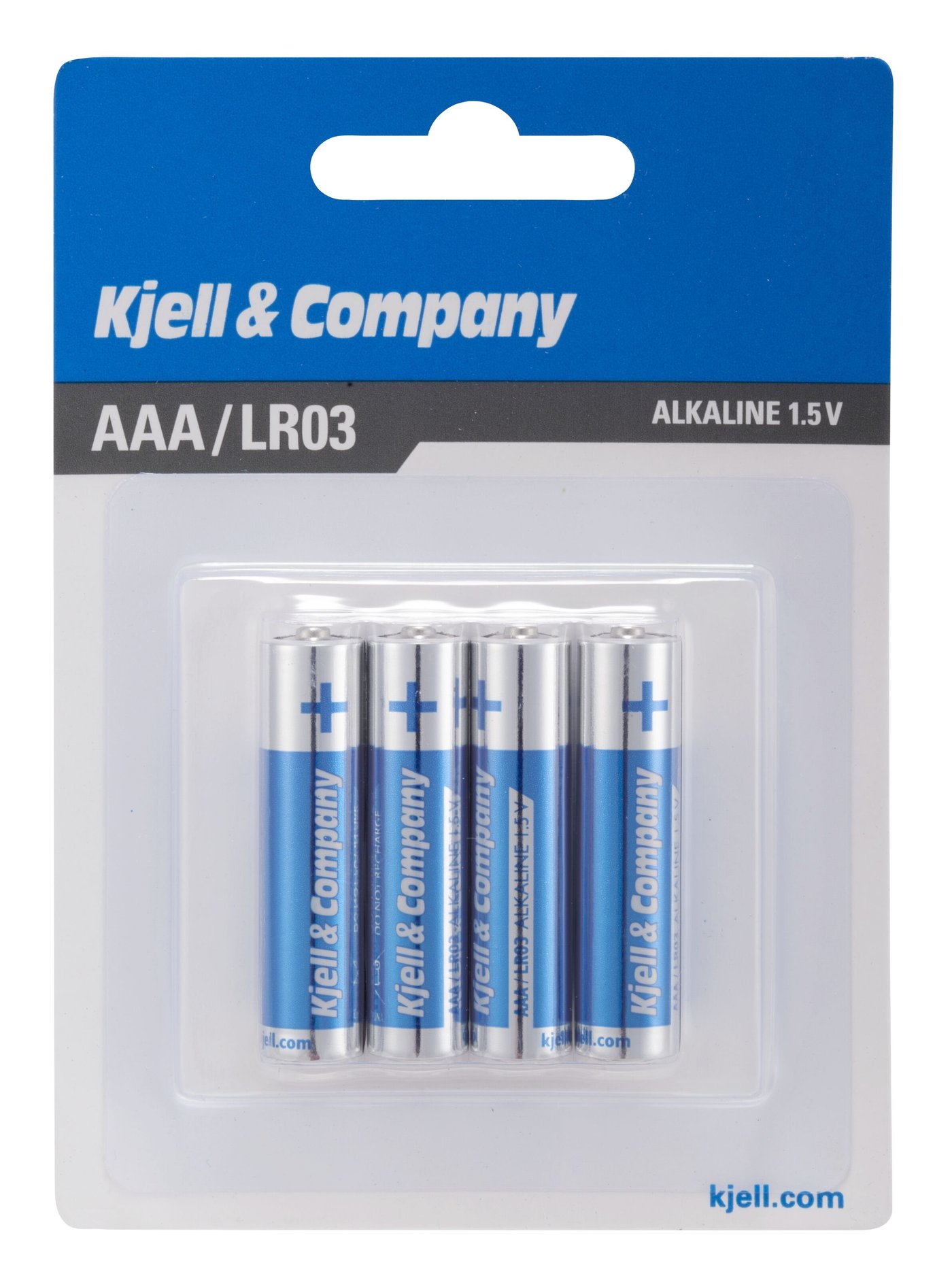 Kjell & Company AAA-batterier (LR03) 4-pack