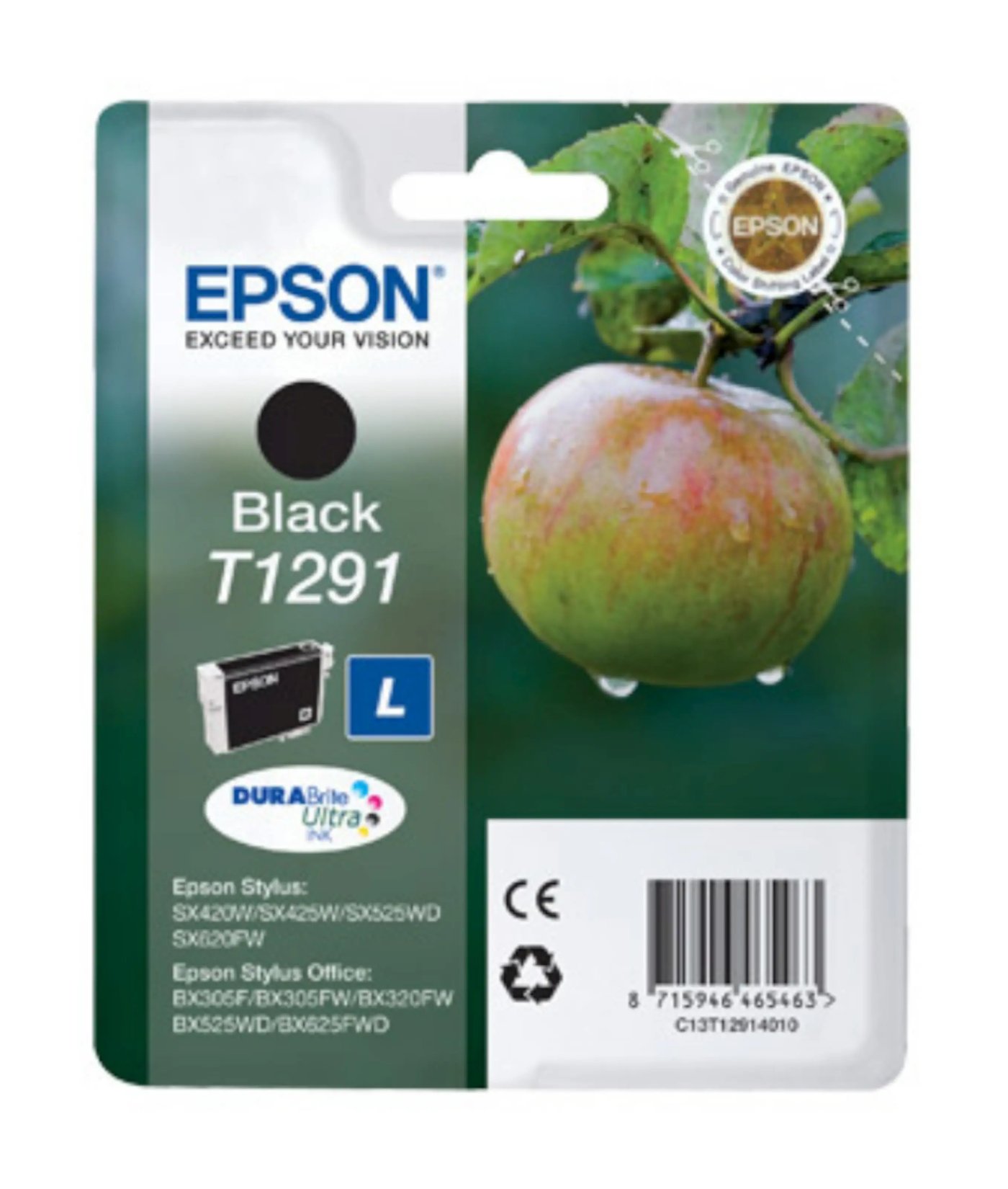 Epson T1291 Bläckpatron Svart