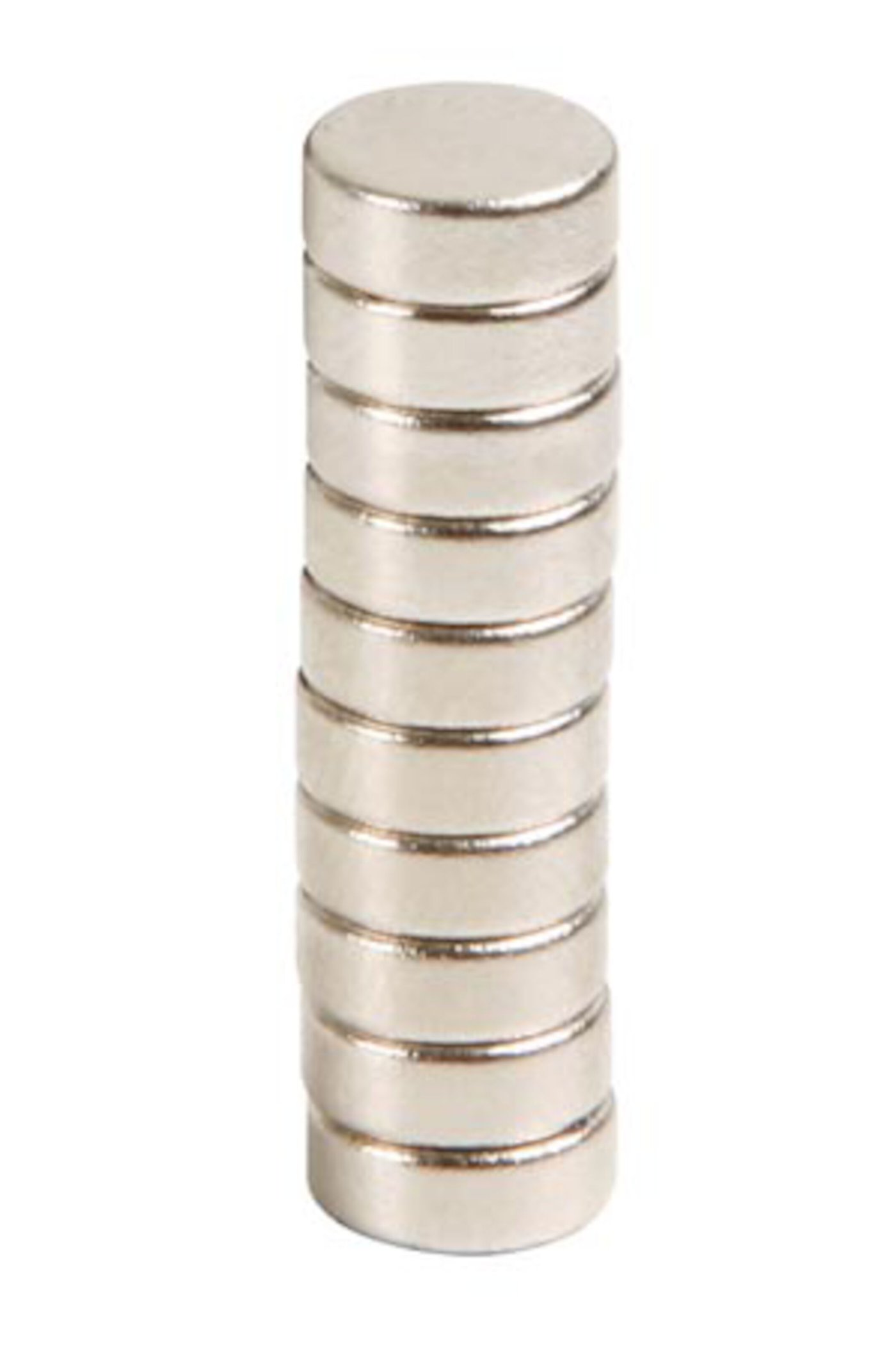 Luxorparts Neodymmagnet 8 mm 10-pack