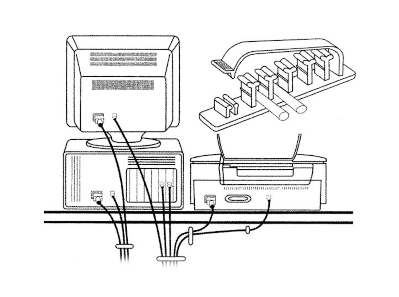 Paket för kabelhantering