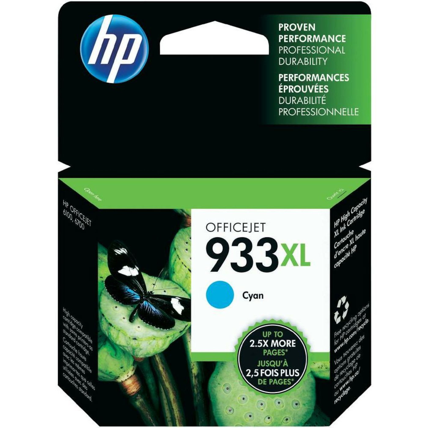 HP 933XL Bläckpatron Cyan