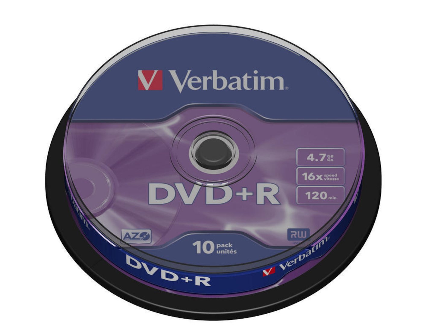 Verbatim DVD+R på spindel 10-pk.