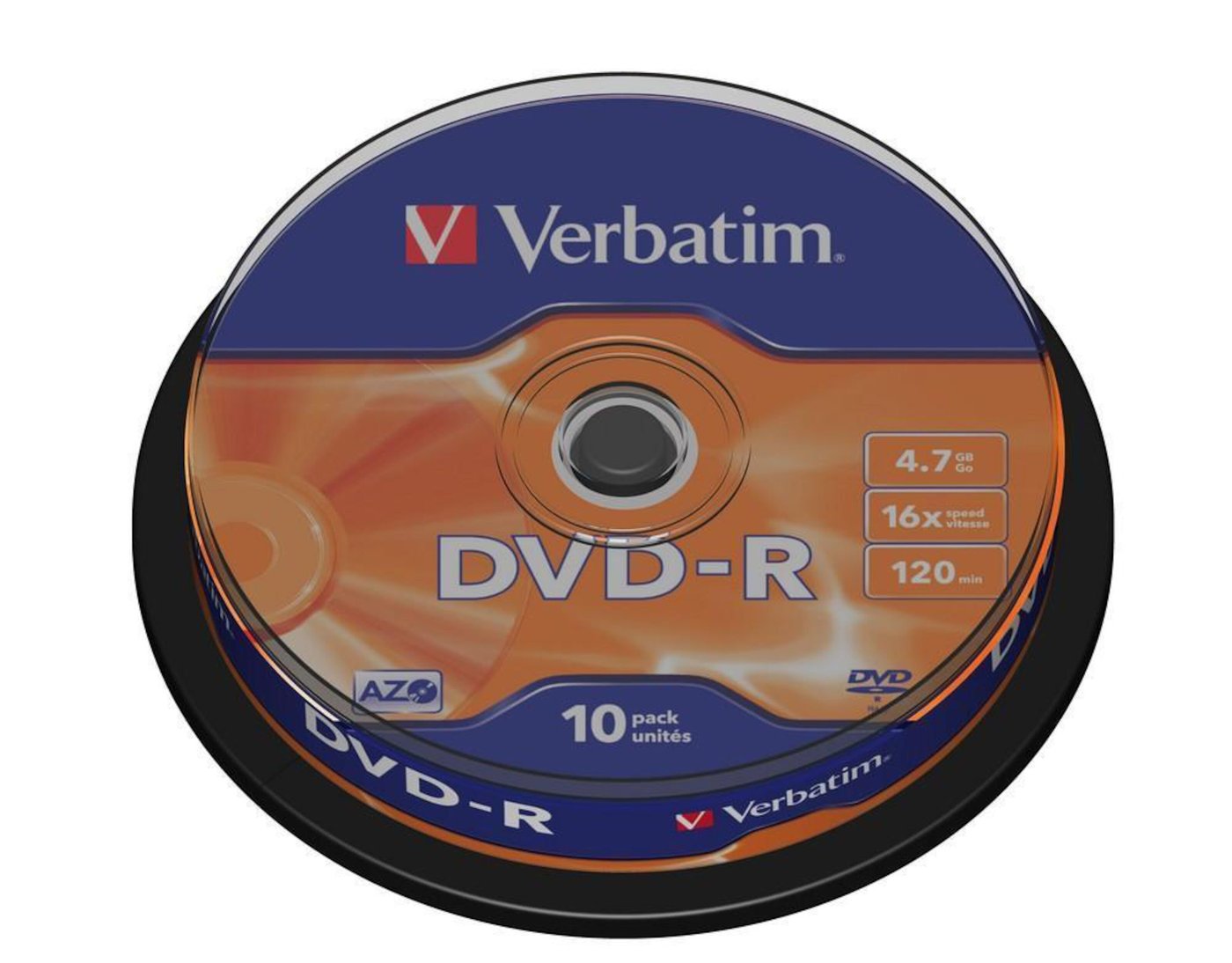 Verbatim DVD-R på spindel 10-pack
