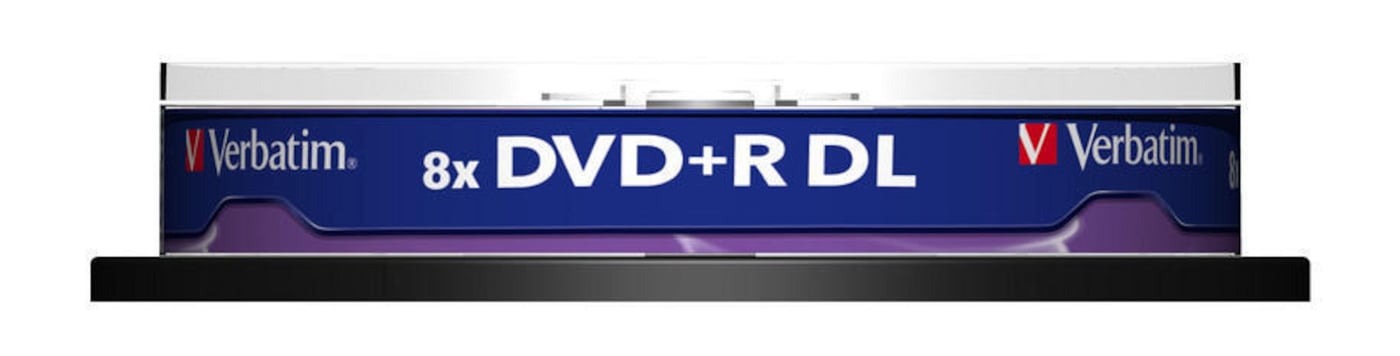 Verbatim DVD+R DL på spindel 10-pk.