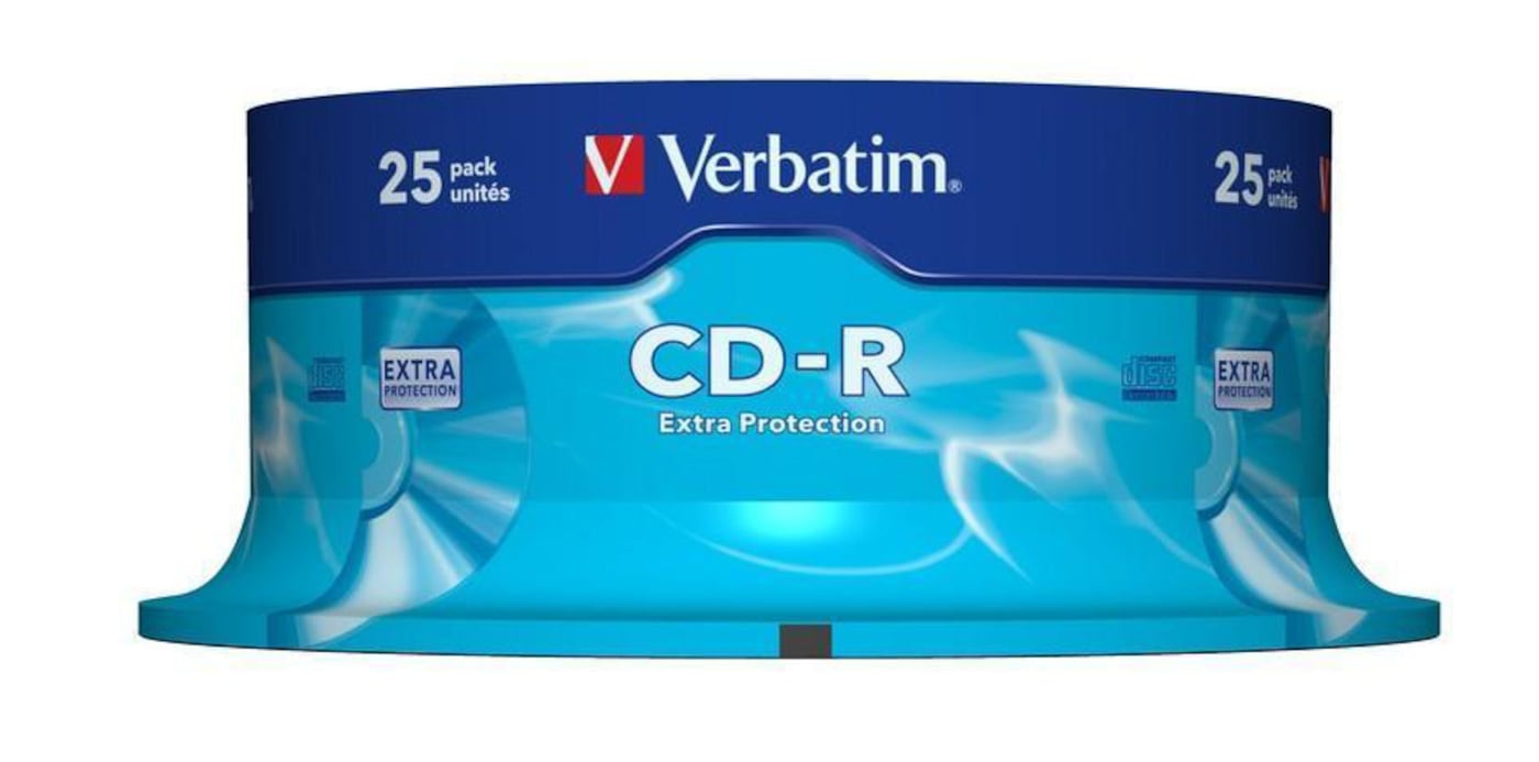 Verbatim CD-R-plater 25-pk.