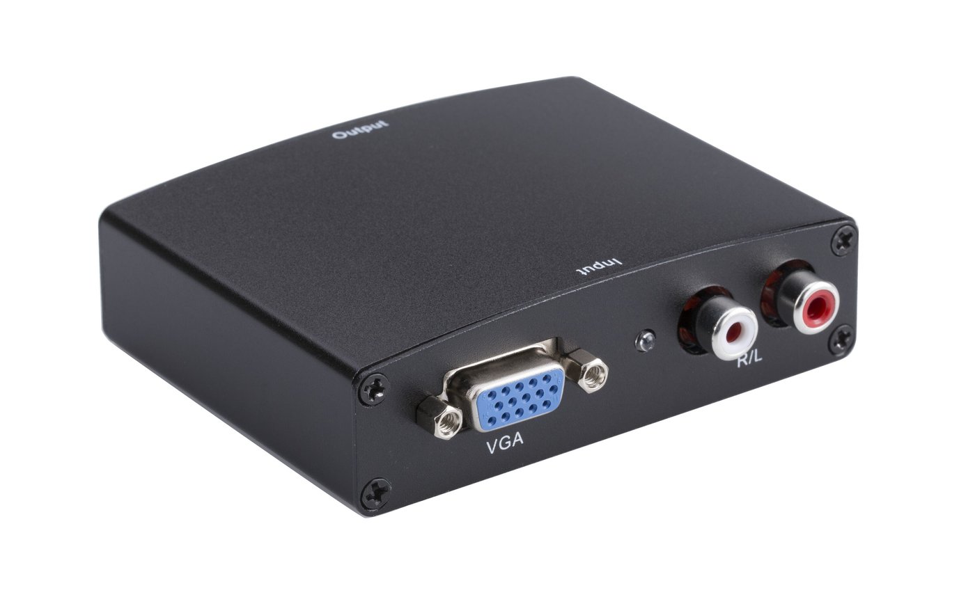 Adapter VGA till HDMI med ljud