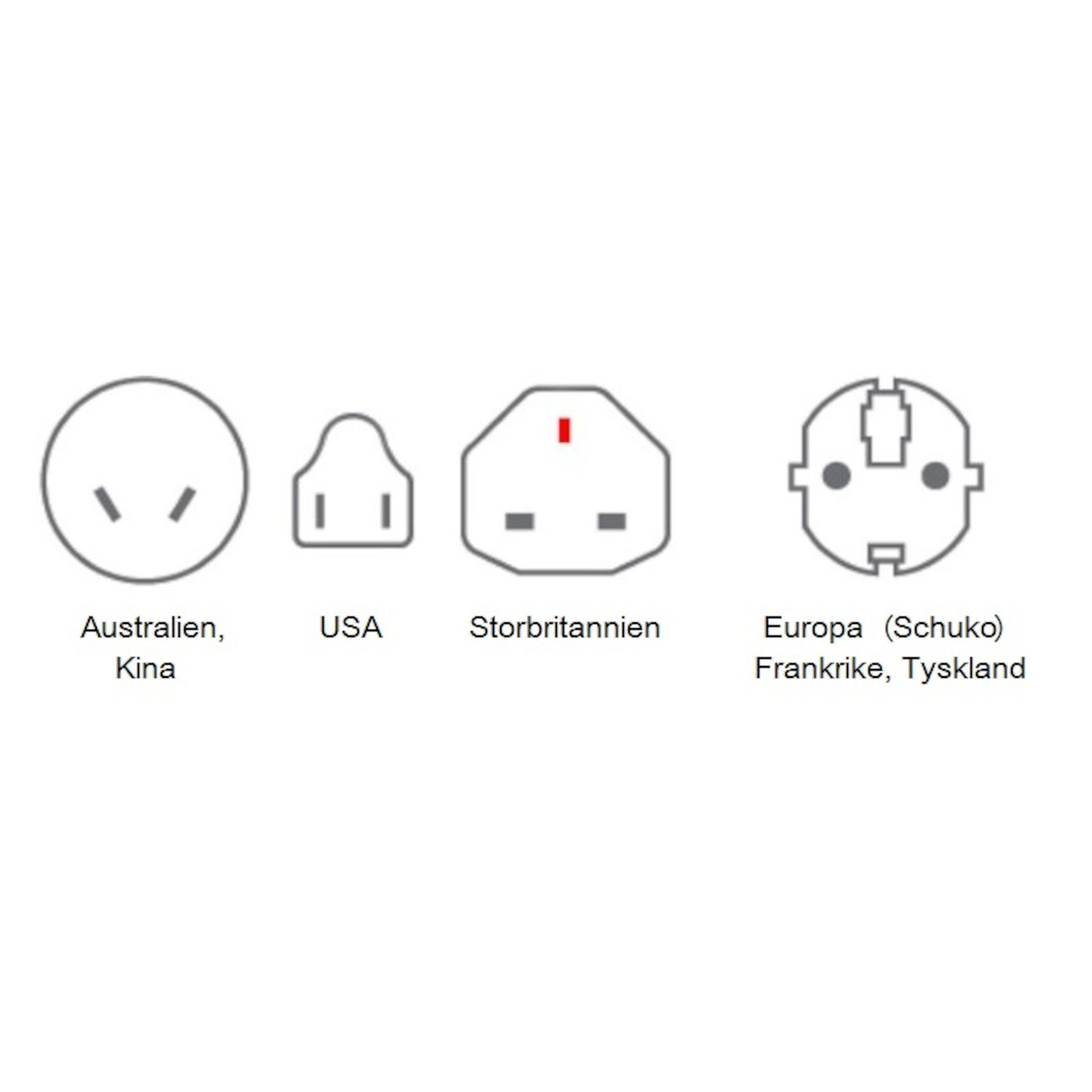 Skross Ujordet universalreiseadapter med USB